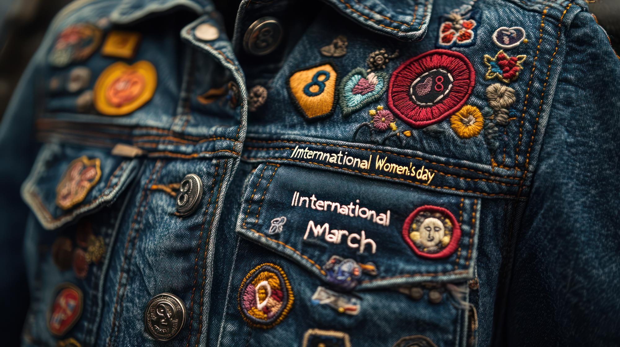 Collezione di patch ricamate per giacche